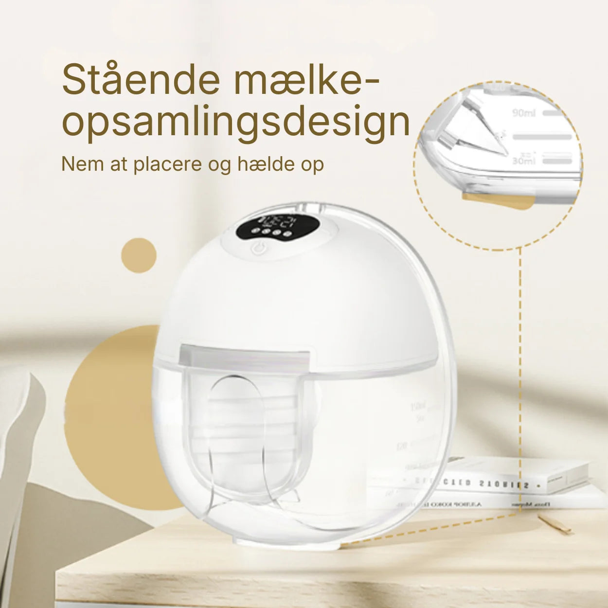 Nurtura™ Bærbar Brystpumpe